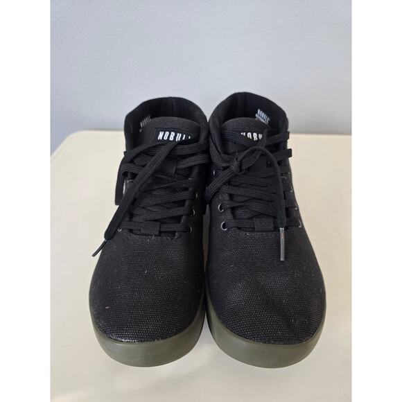 NOBULL Outwork High‑Top Sneaker Black Olive Women's Size 8.5 Unisex Athleisure - Picture 4 of 7
